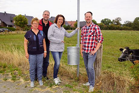 Neue Mülleimer im Gemeindegebiet